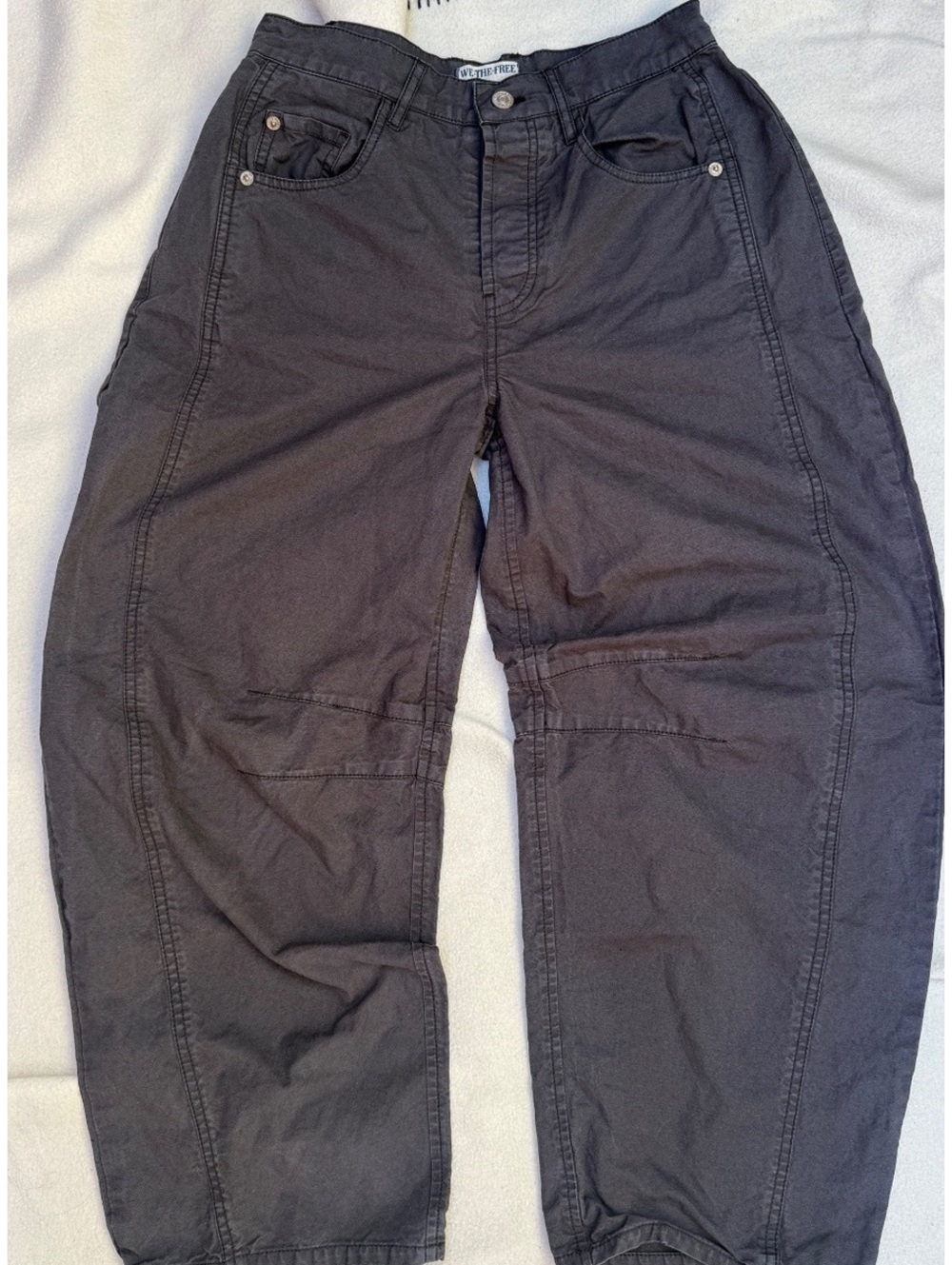 Free People We The Free Good Luck Barrel size 27 black lightweight